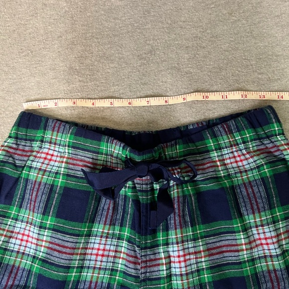 Lands’ End Green Plaid Pajama Lounge Pants Cozy XS - Picture 2 of 3